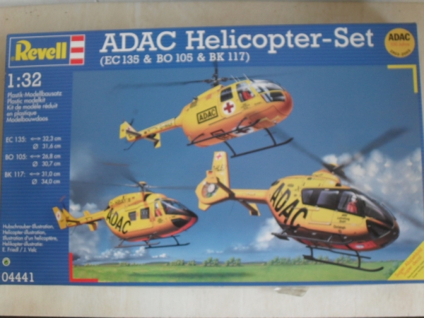 Revell Nr.04441 ADAC Helicopter-Set in Baden-Württemberg - Tettnang